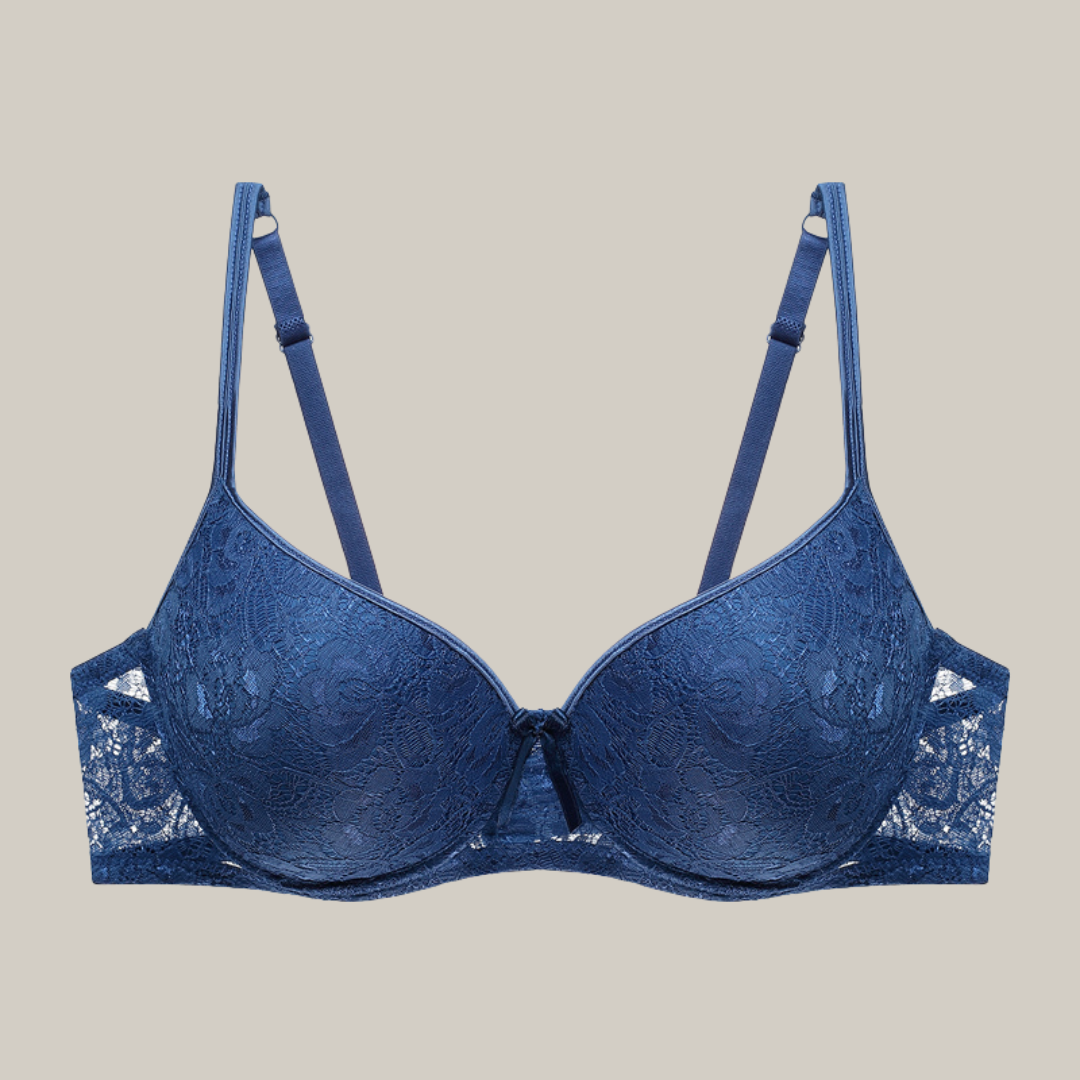 The Lola Push Up Bra (Blue)