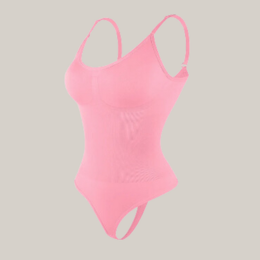 The Tummy Control Body Suit (Pink)