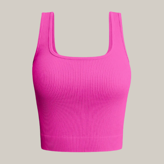 The Basic Camisole Tank (Rose Red)