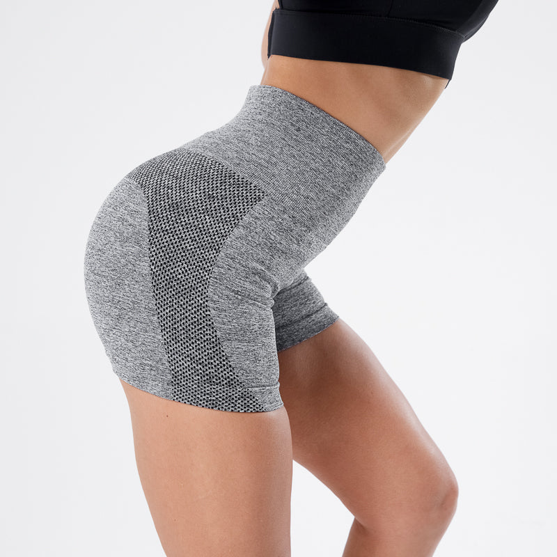 Gray Push Up Squat Proof Shorts Shapelust