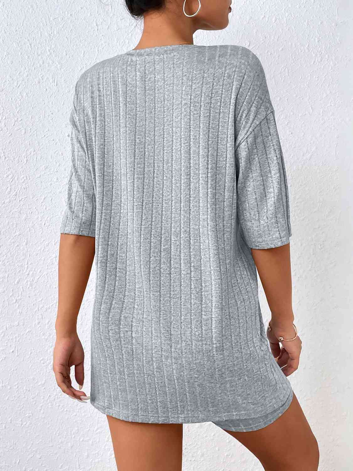 Half Sleeve Top and Shorts Set Shapelust