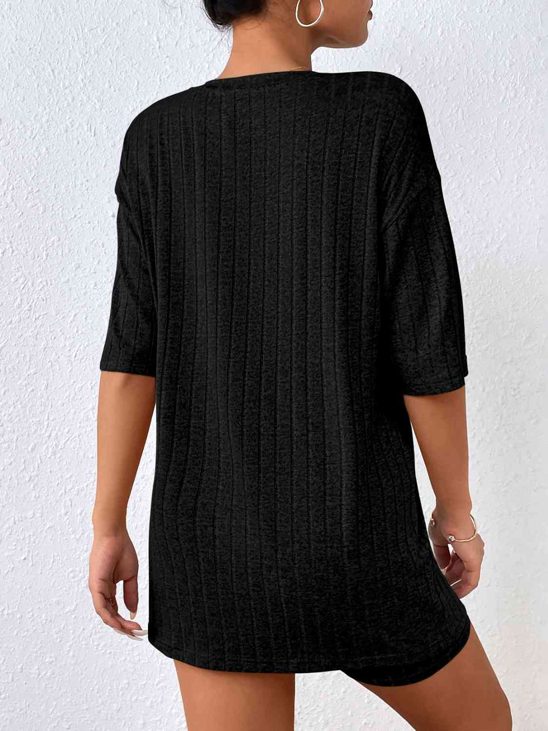 Half Sleeve Top and Shorts Set Shapelust