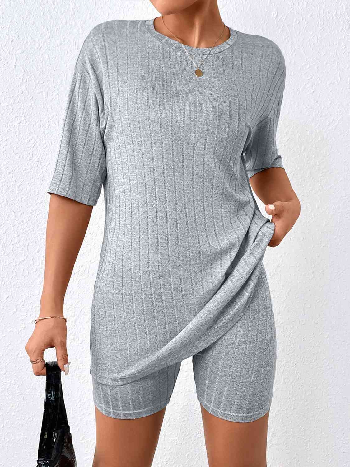 Half Sleeve Top and Shorts Set Shapelust