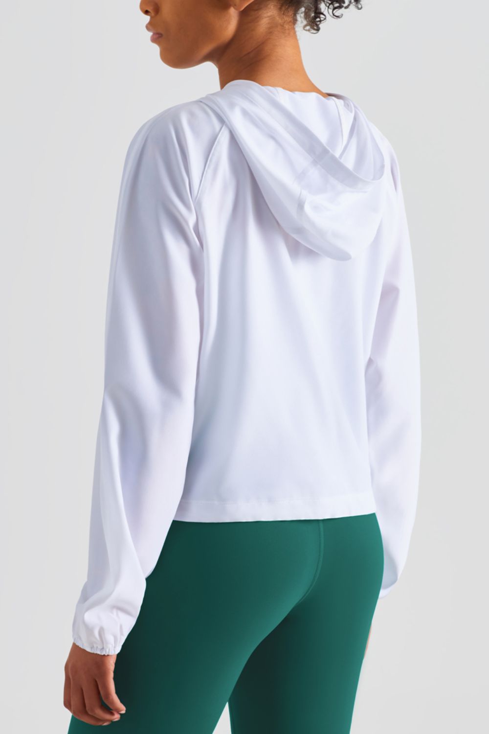Half-Zip Hooded Sports Top Shapelust