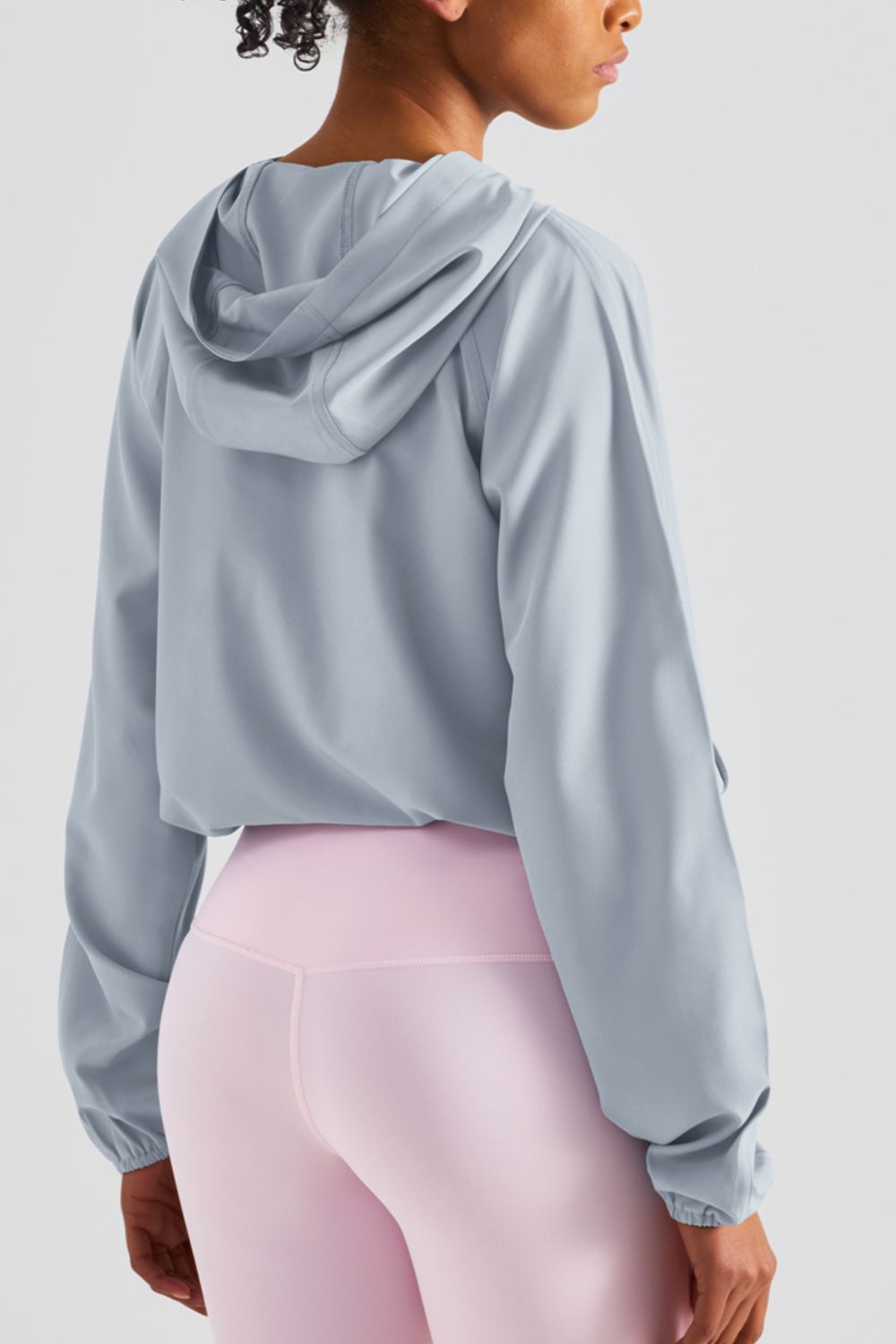 Half-Zip Hooded Sports Top Shapelust