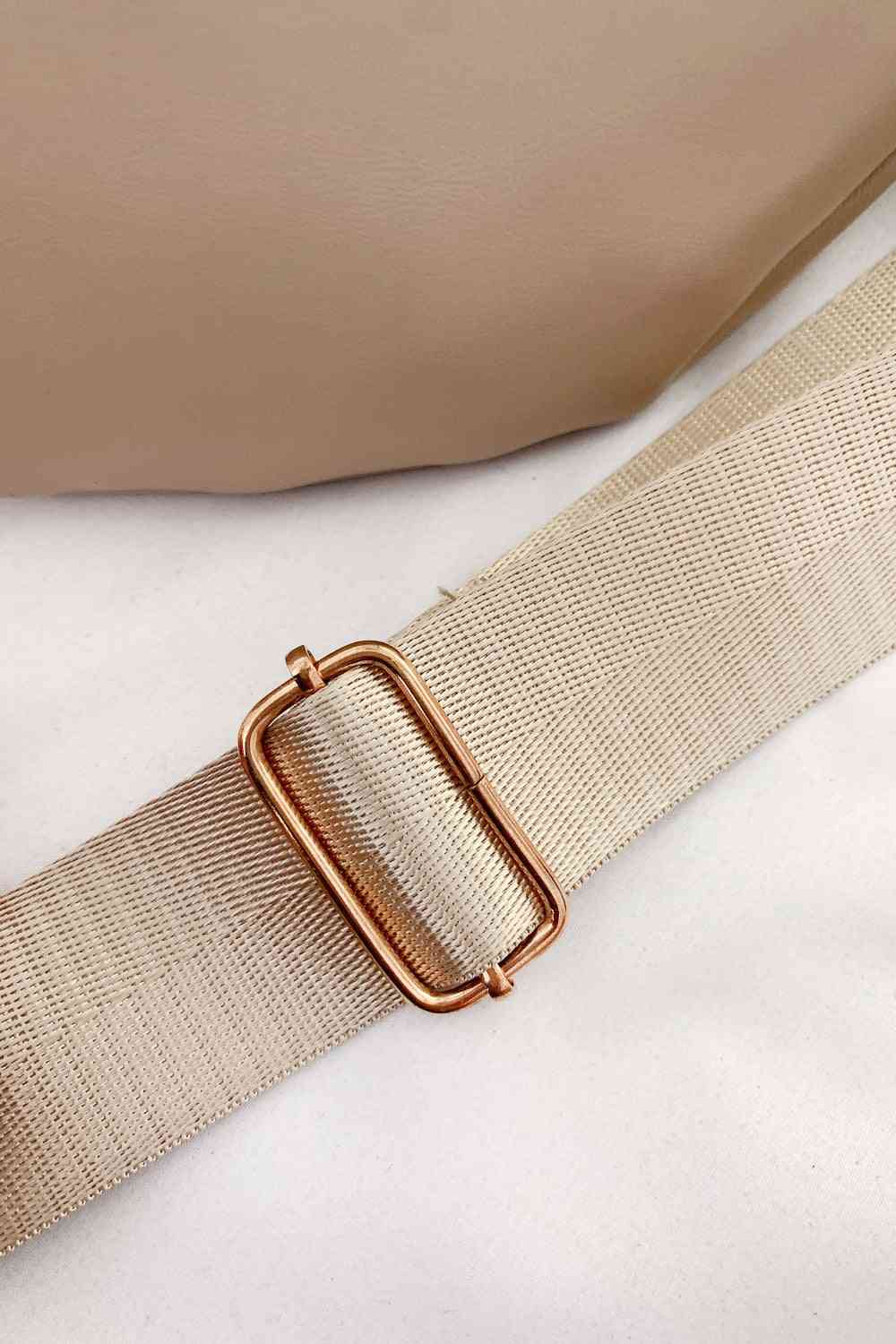 PU Leather Sling Bag with Small Purse Shapelust