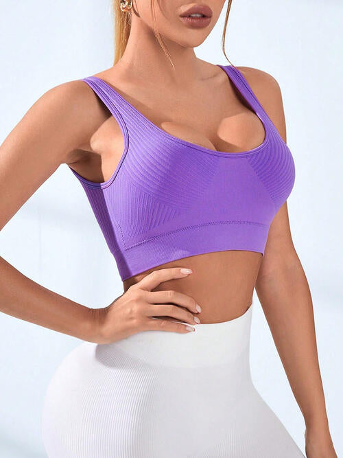 Round Neck Active Bra Shapelust