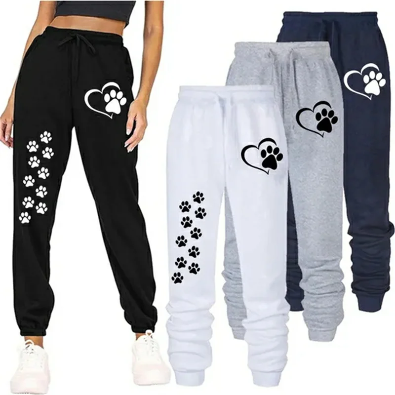 Pawfect Moves Cat Paw Print Joggers