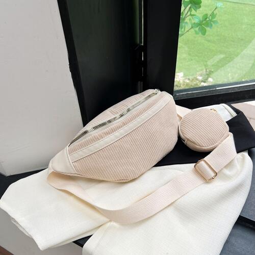 Small Corduroy Sling Bag Shapelust