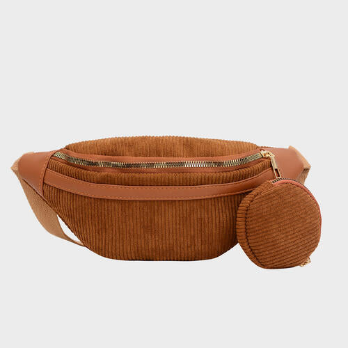 Small Corduroy Sling Bag Shapelust