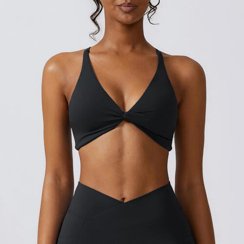 Spaghetti Strap Sport Bra Shapelust