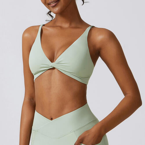 Spaghetti Strap Sport Bra Shapelust