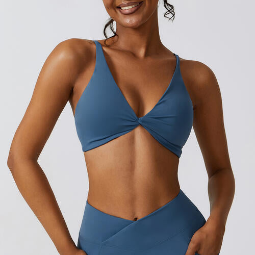 Spaghetti Strap Sport Bra Shapelust