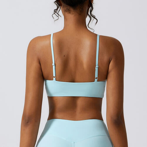 Spaghetti Strap Sport Bra Shapelust