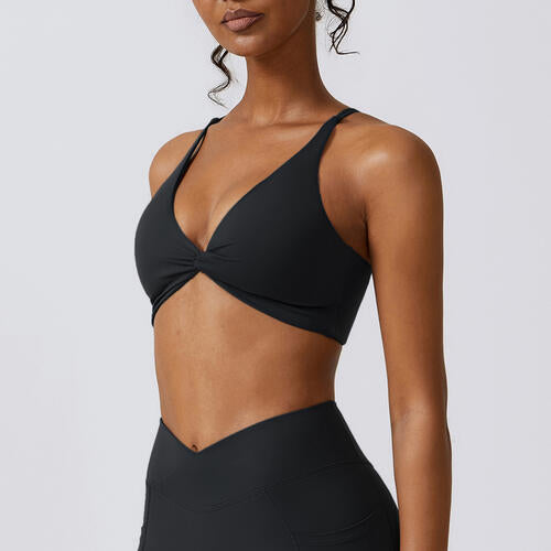 Spaghetti Strap Sport Bra Shapelust