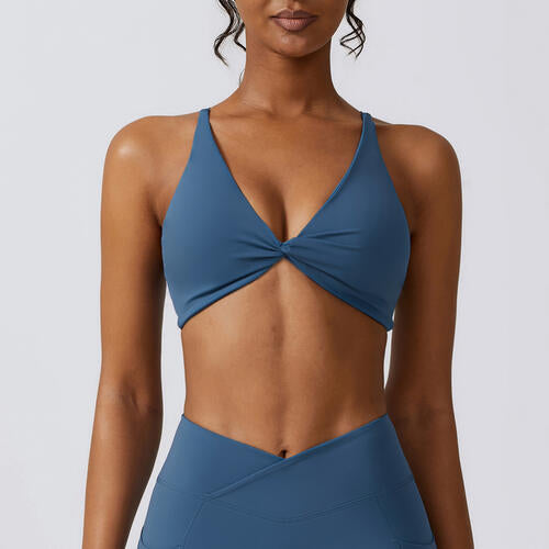 Spaghetti Strap Sport Bra Shapelust