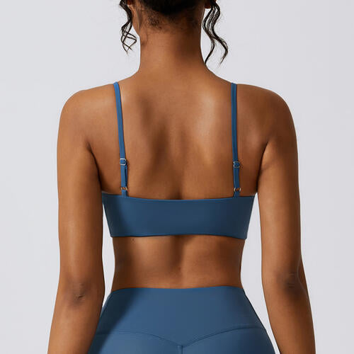 Spaghetti Strap Sport Bra Shapelust