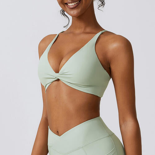 Spaghetti Strap Sport Bra Shapelust
