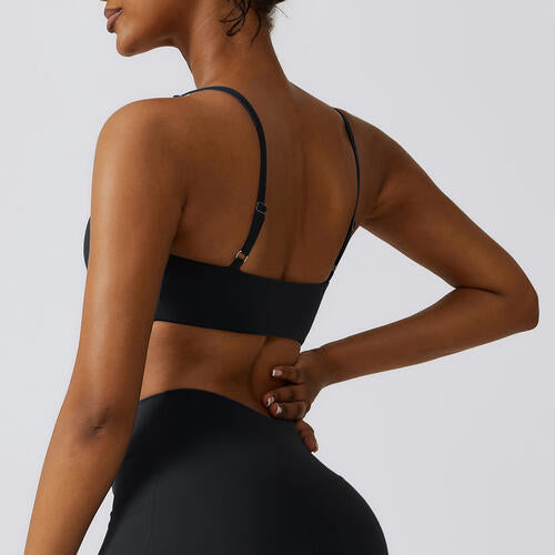 Spaghetti Strap Sport Bra Shapelust