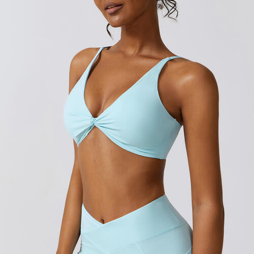Spaghetti Strap Sport Bra Shapelust