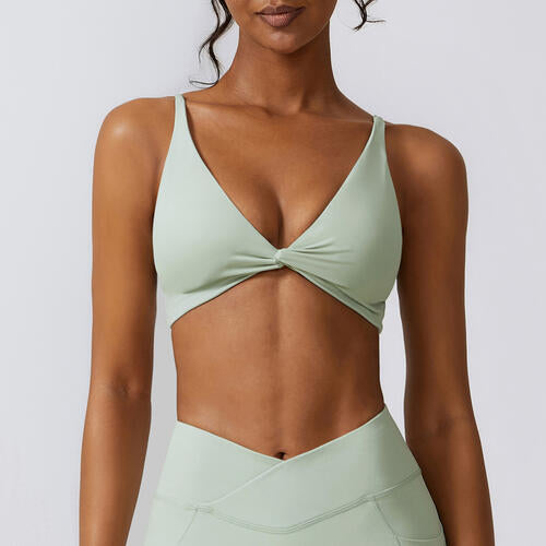 Spaghetti Strap Sport Bra Shapelust