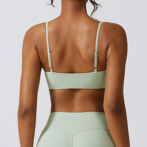 Spaghetti Strap Sport Bra Shapelust