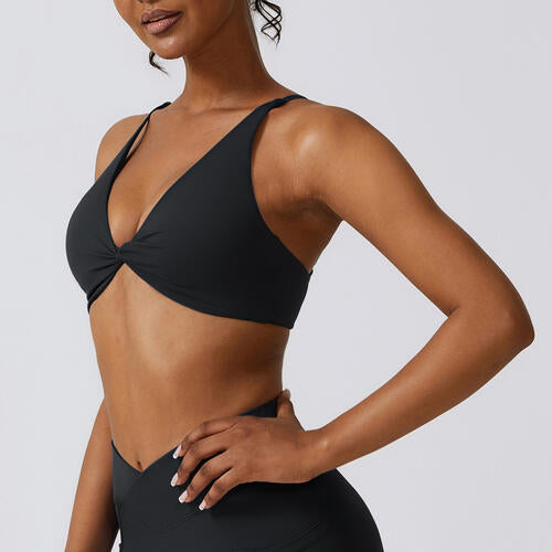 Spaghetti Strap Sport Bra Shapelust