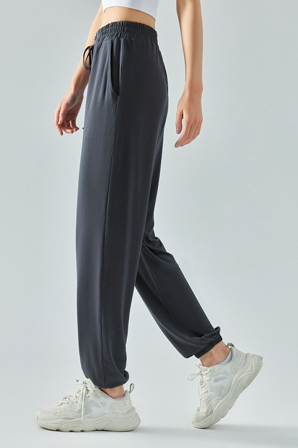Tie Waist Sports Pants Shapelust