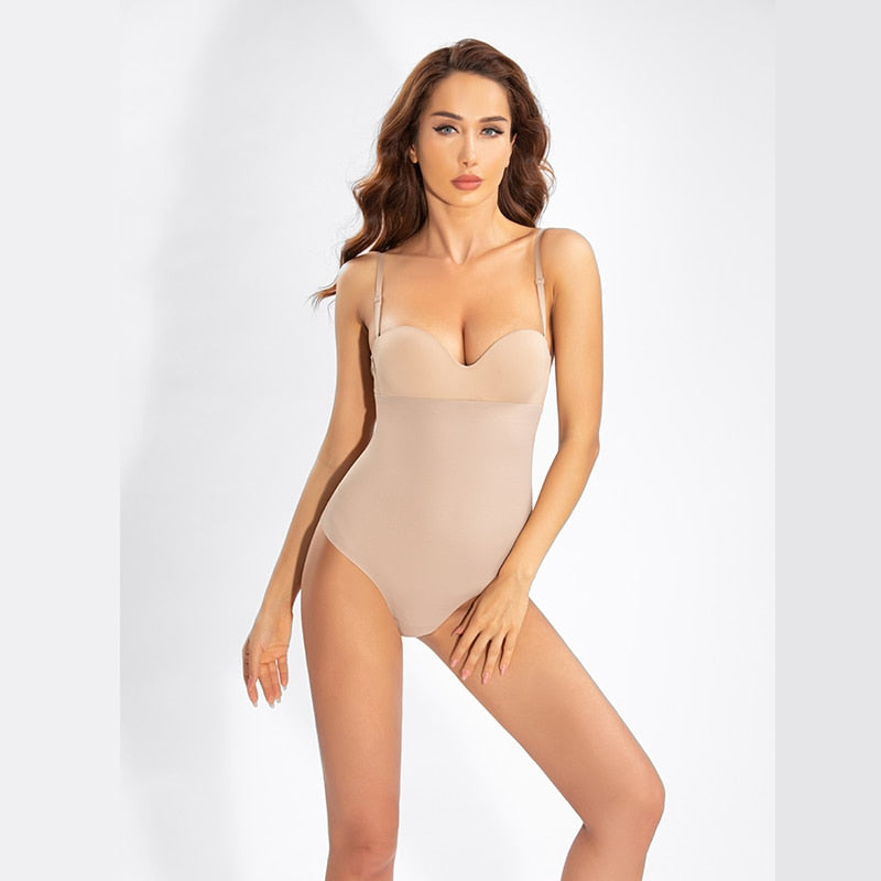 Tummy Tuck Strap High Waist BodySuit Shapelust