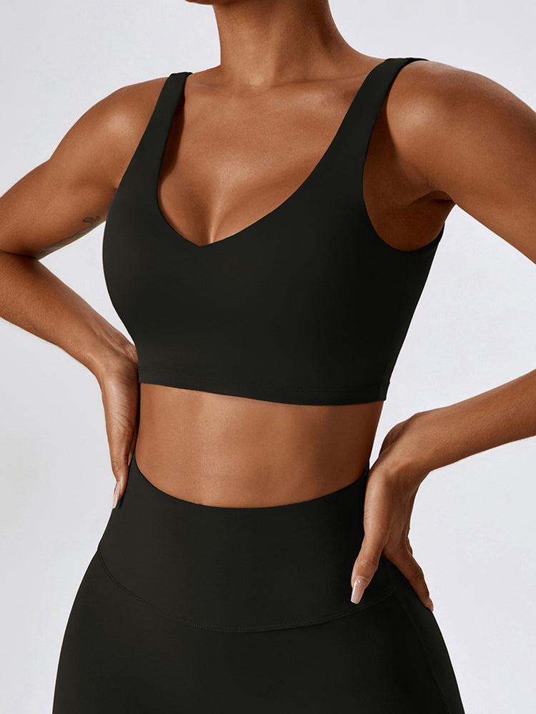 V-Neck Sleeveless Tank Top Shapelust