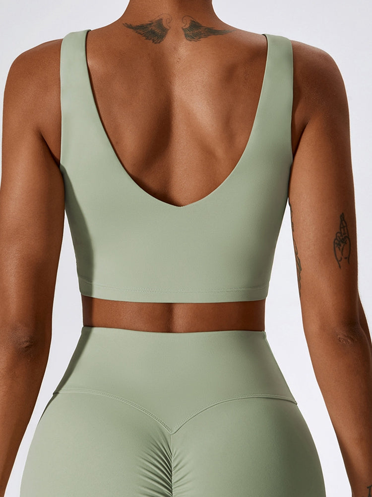 V-Neck Sleeveless Tank Top Shapelust
