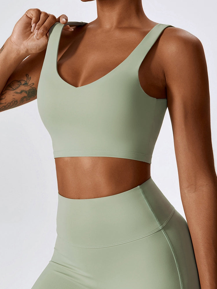 V-Neck Sleeveless Tank Top Shapelust