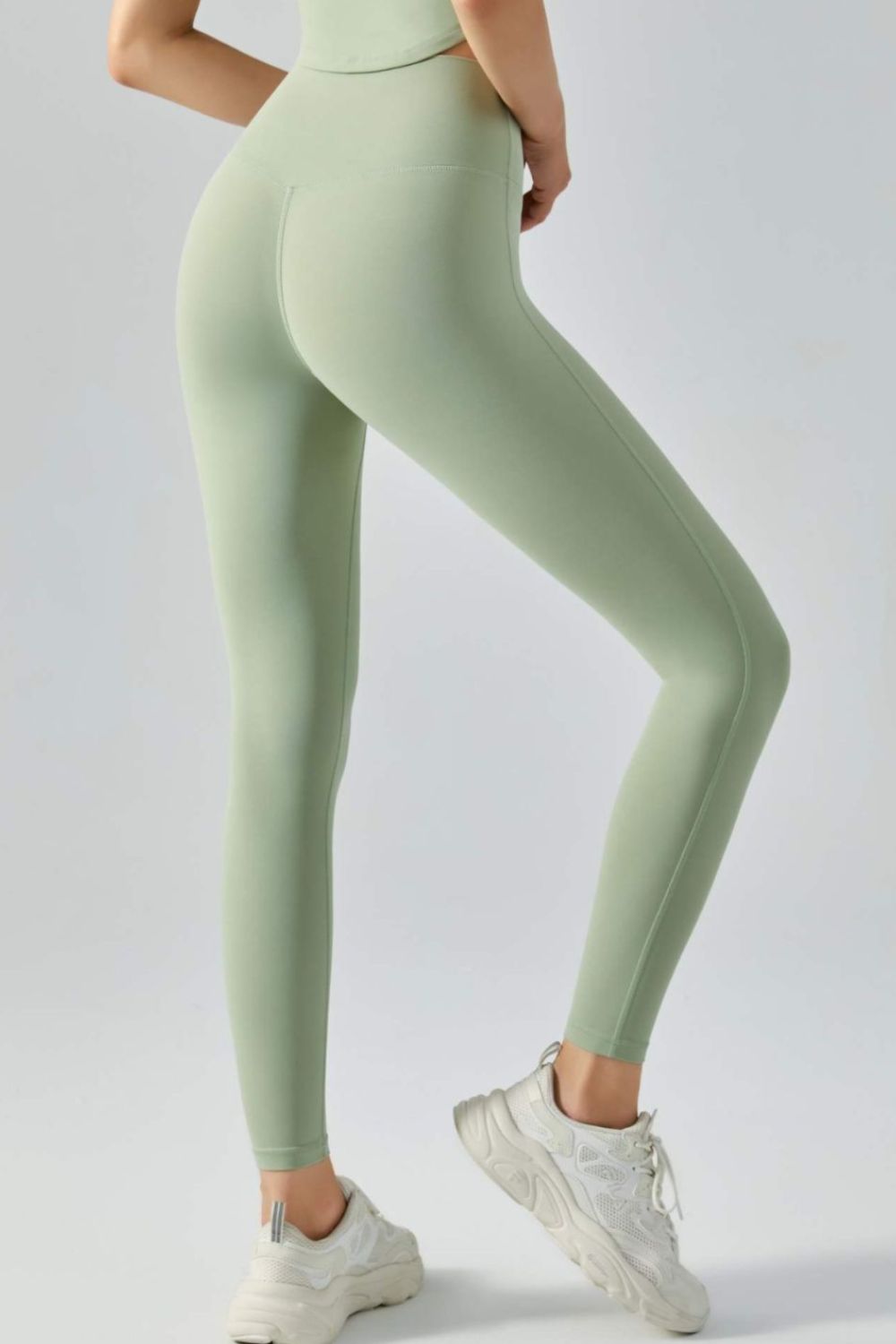 Wide Waistband Active Leggings Shapelust
