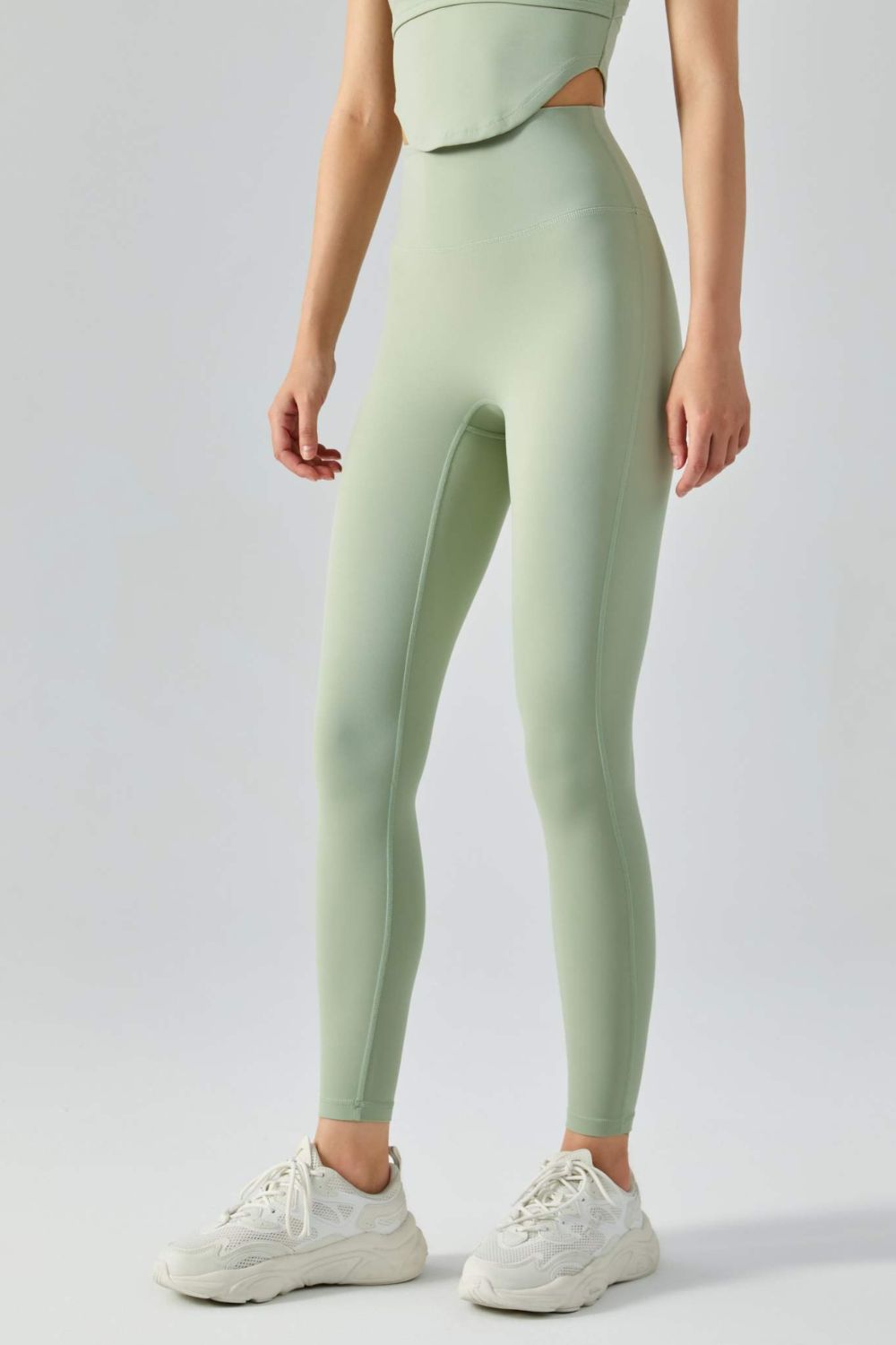 Wide Waistband Active Leggings Shapelust