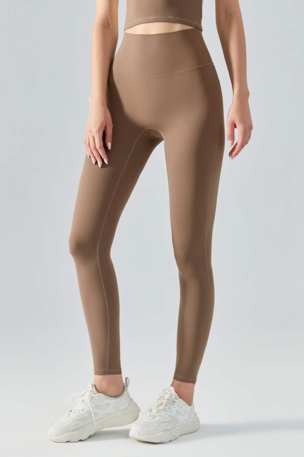 Wide Waistband Active Leggings Shapelust
