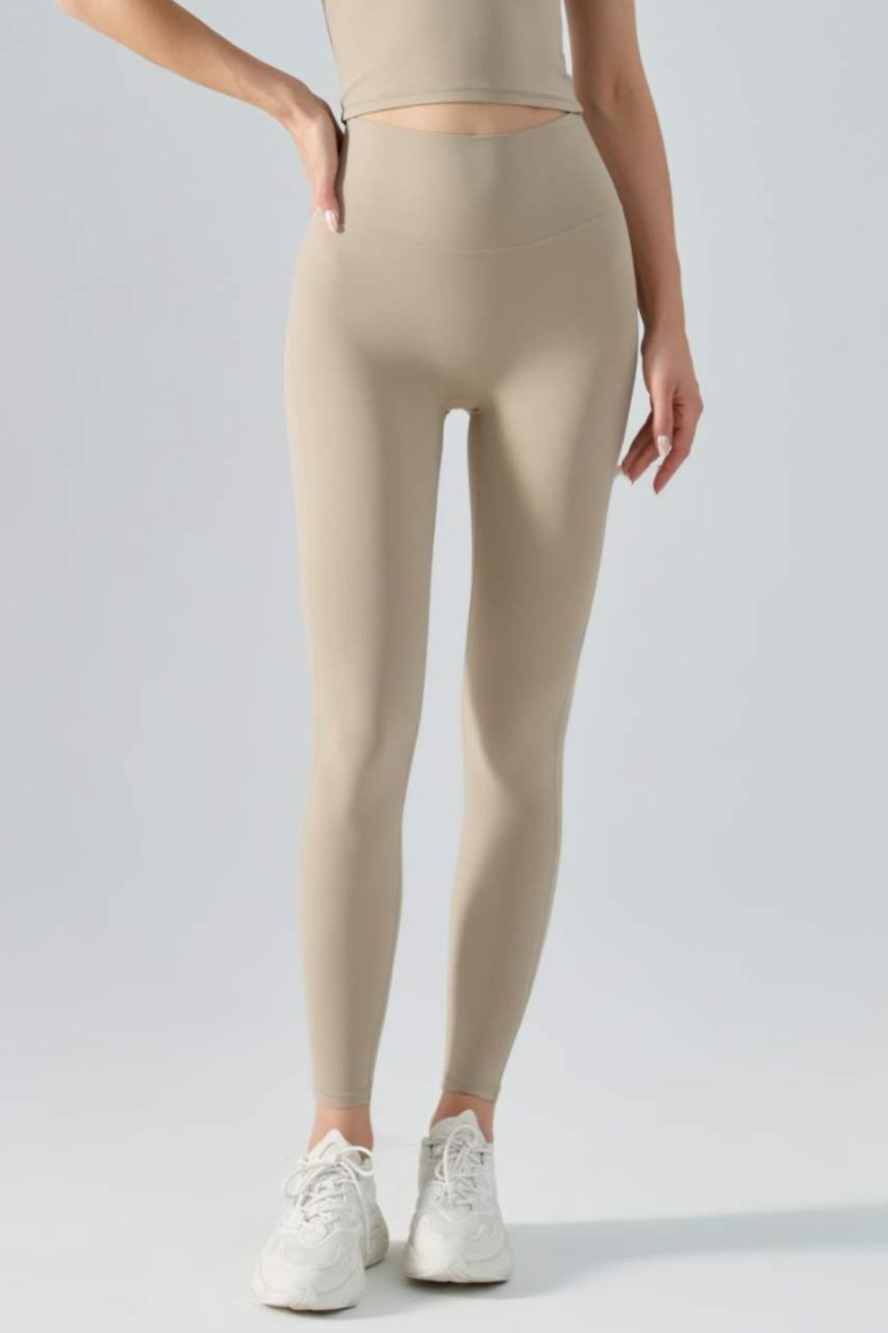 Wide Waistband Active Leggings Shapelust