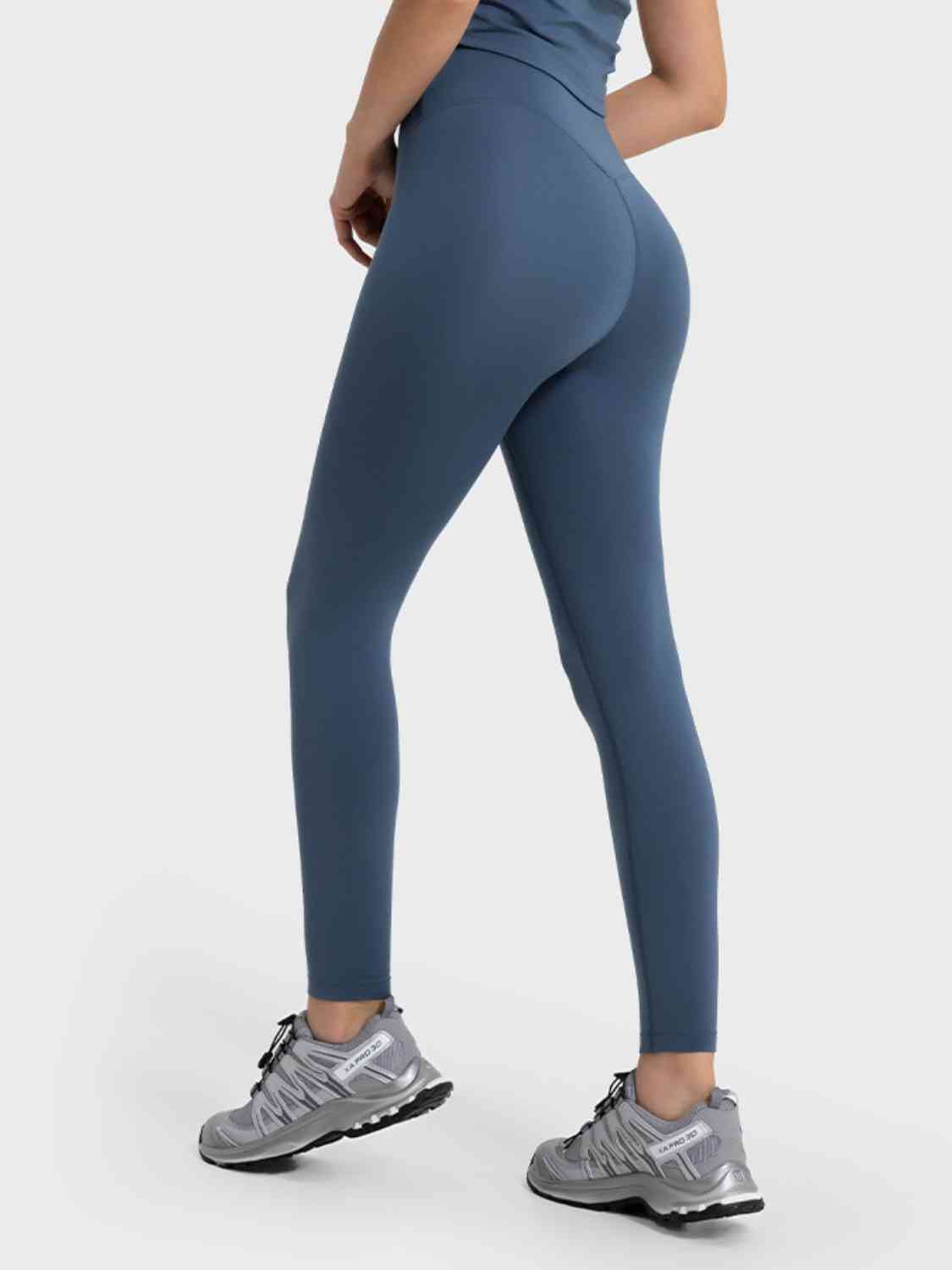 Wide Waistband Sports Leggings Shapelust