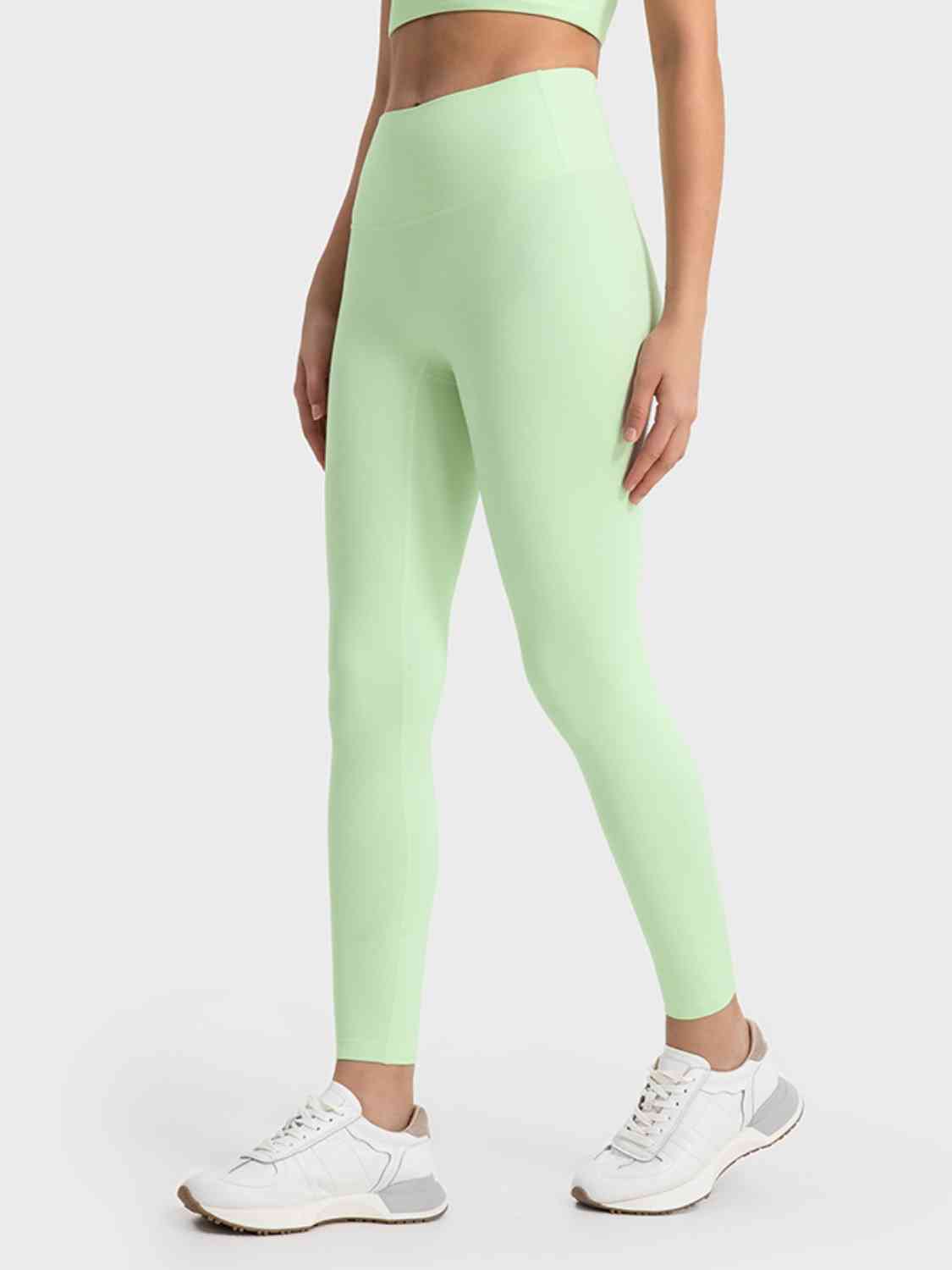 Wide Waistband Sports Leggings Shapelust