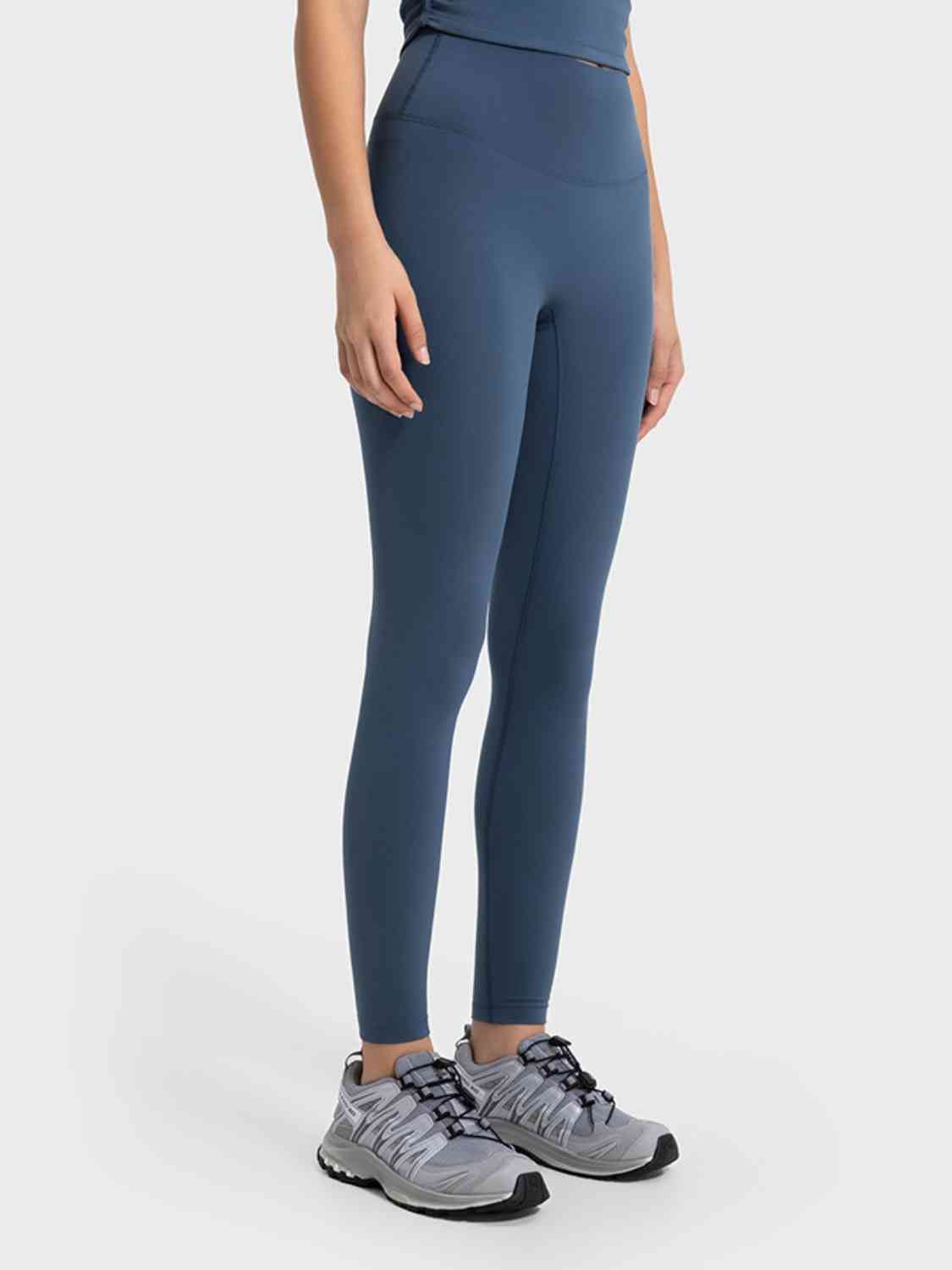 Wide Waistband Sports Leggings Shapelust