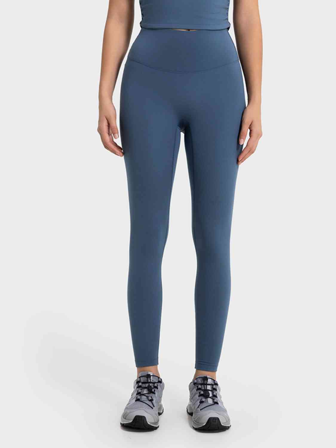 Wide Waistband Sports Leggings Shapelust