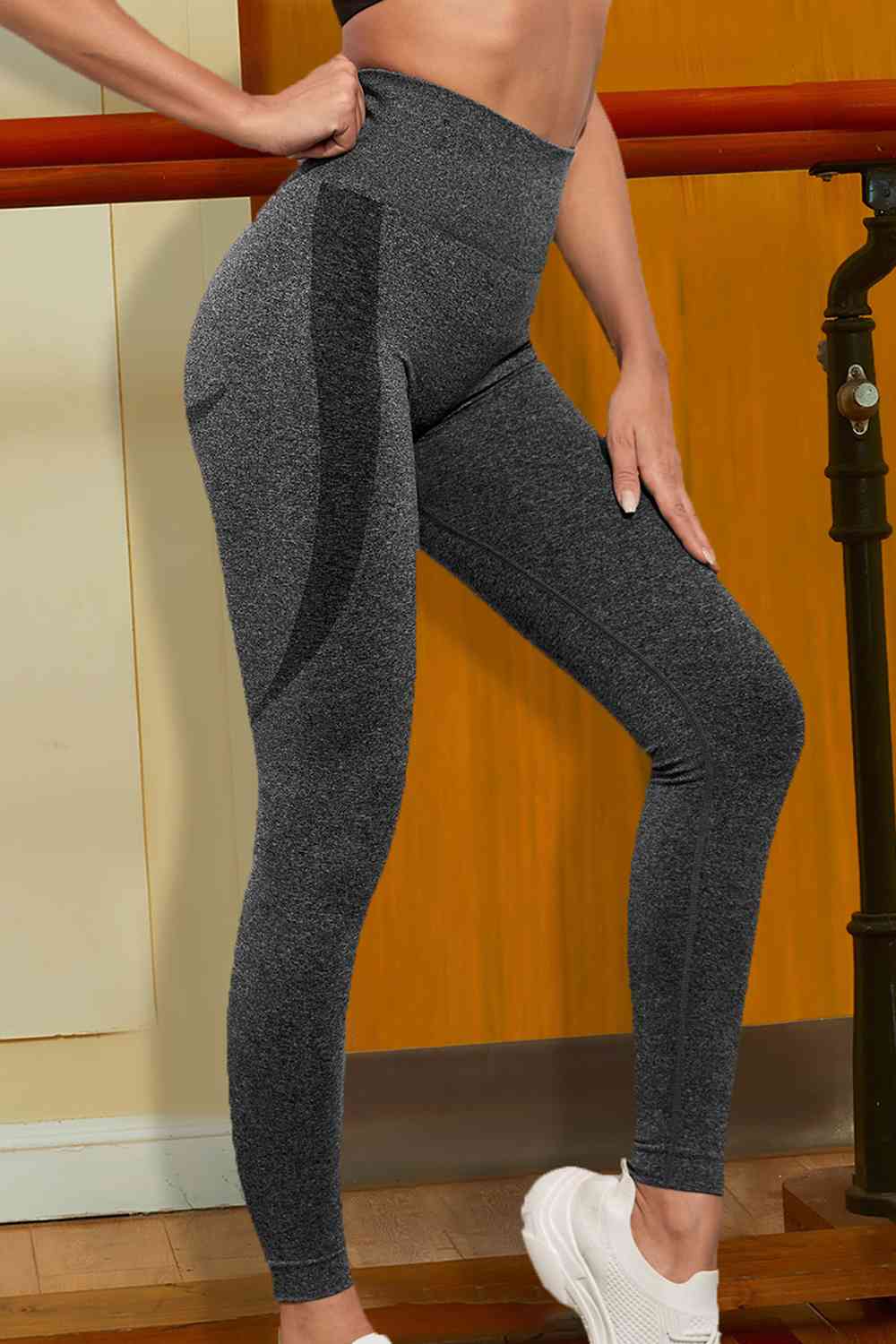 Wide Waistband Sports Leggings Shapelust