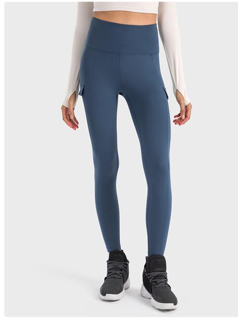 Wide Waistband Sports Leggings Shapelust