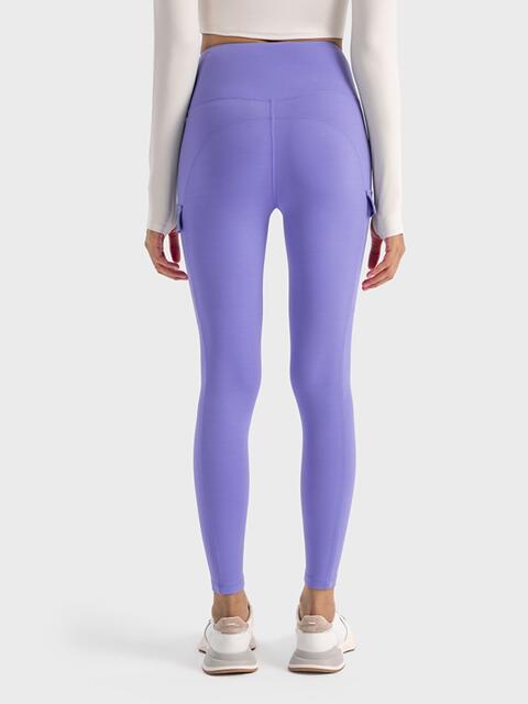 Wide Waistband Sports Leggings Shapelust