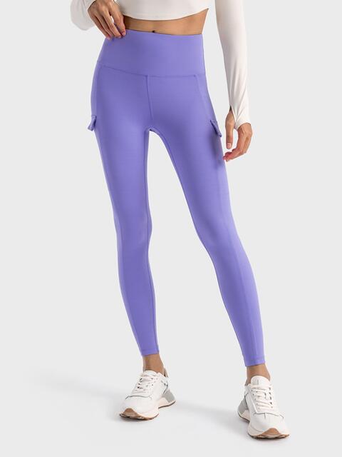 Wide Waistband Sports Leggings Shapelust