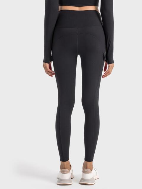 Wide Waistband Sports Leggings Shapelust
