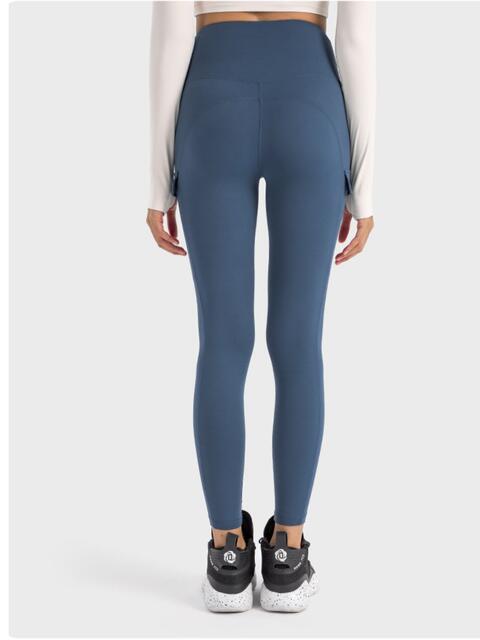 Wide Waistband Sports Leggings Shapelust