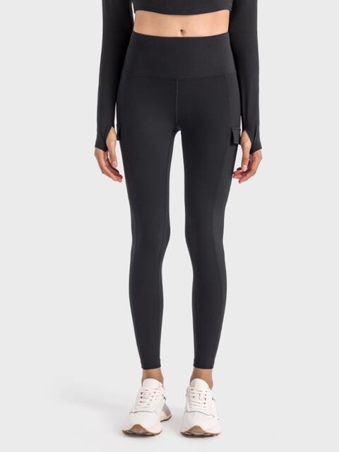 Wide Waistband Sports Leggings Shapelust
