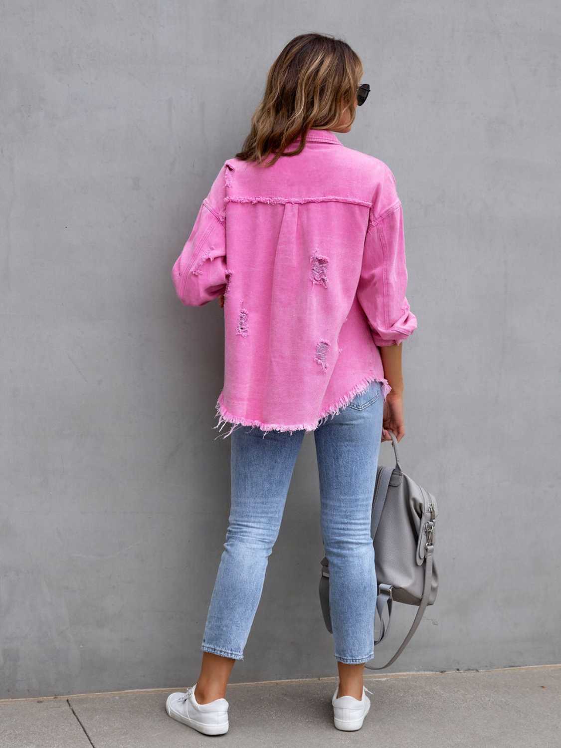 Fringe Pink Jacket