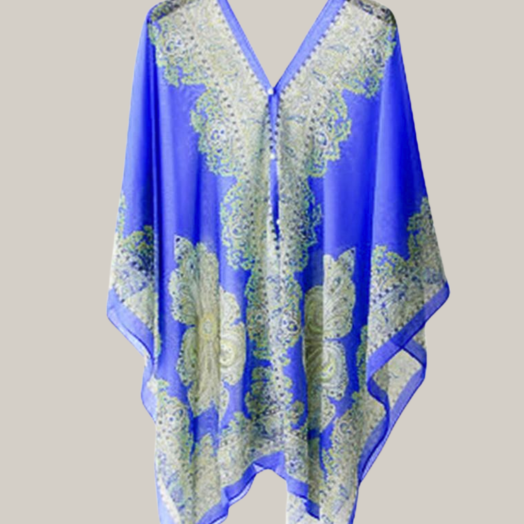 Mob Wife Beach Shawl (Royal Blue)