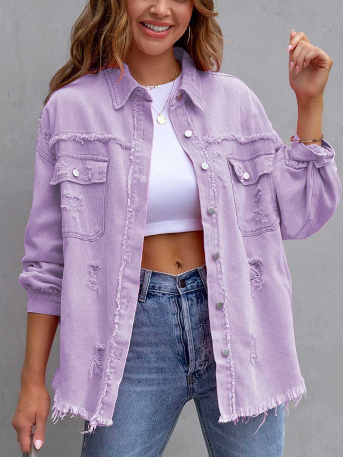 Fringe Pink Jacket